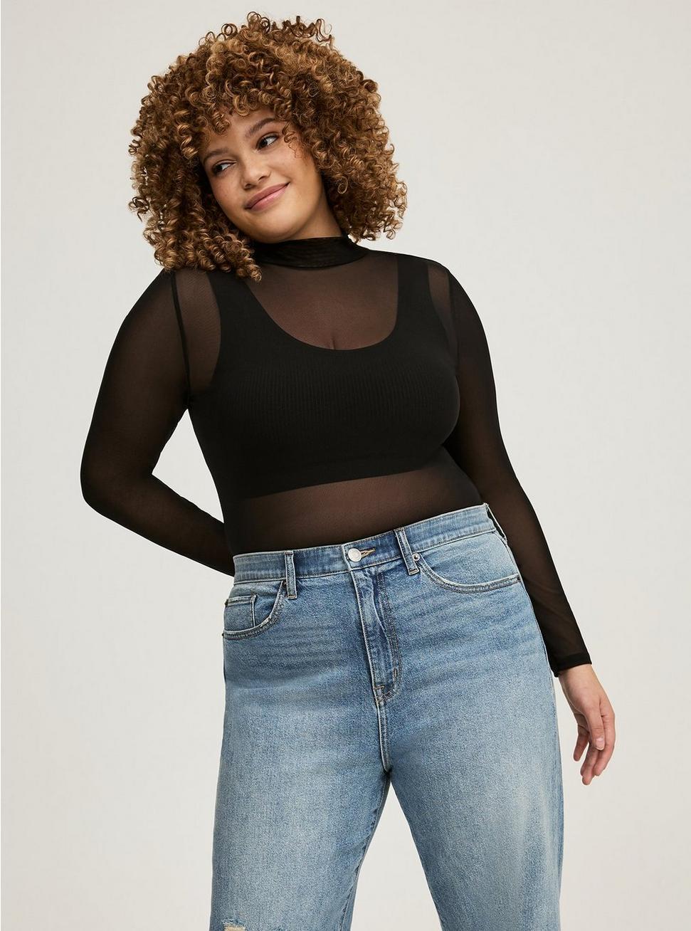 High Rise Straight Elastic Waist Jean Product Image