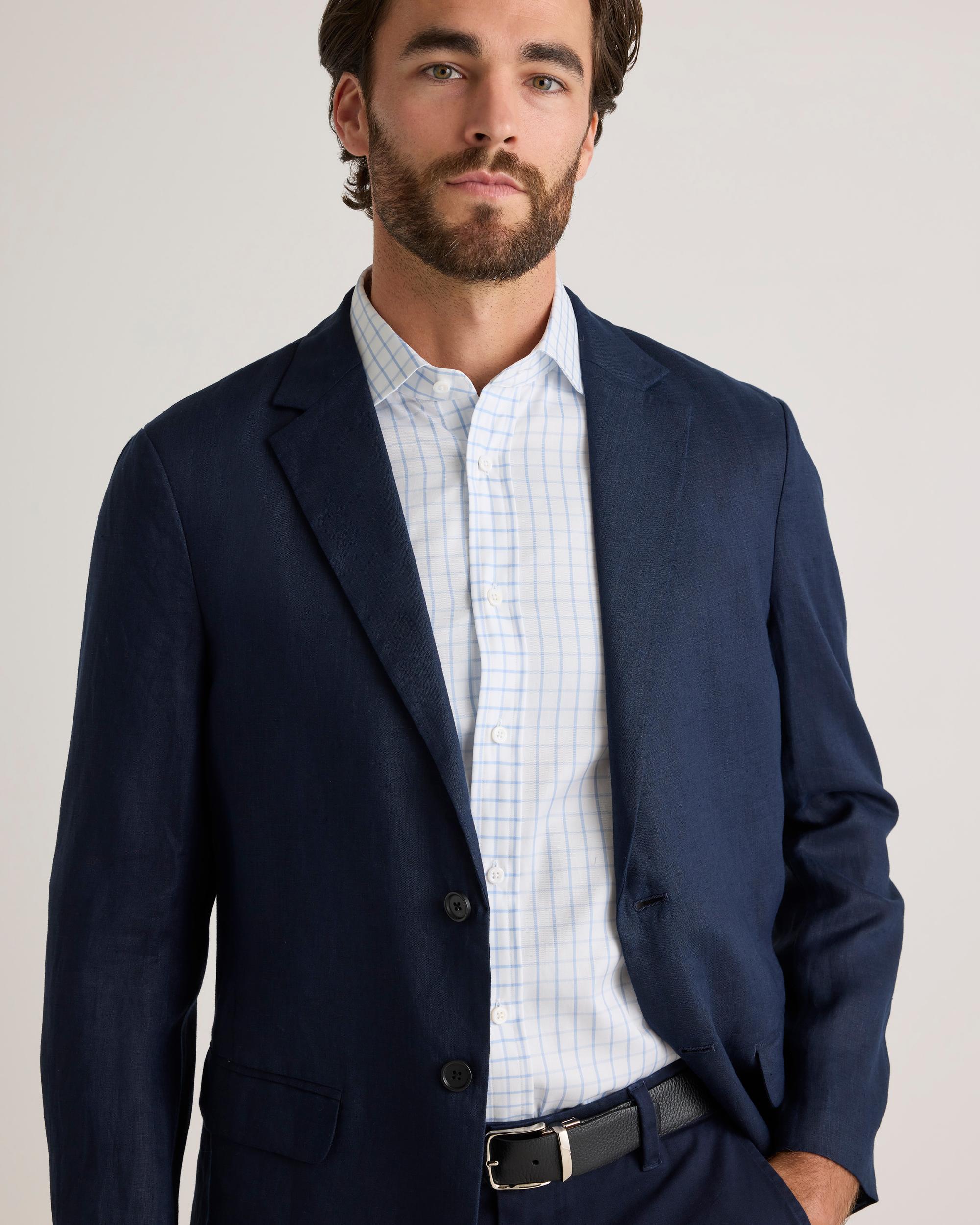 Quince | Men's Stretch Twill Dress Shirt Organic Cotton Product Image