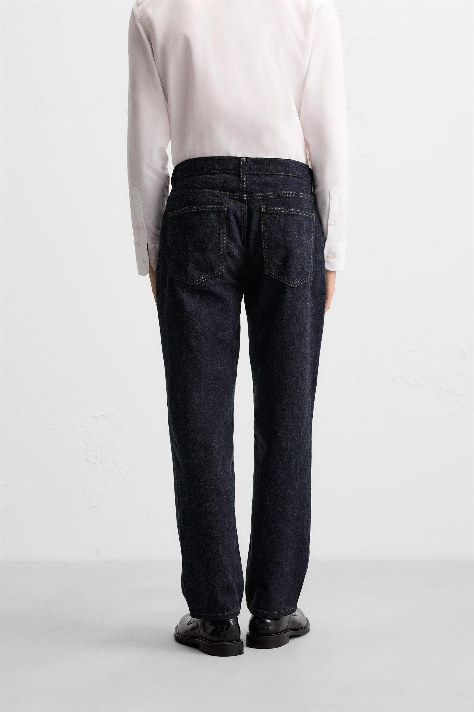 BRUSHED STRAIGHT FIT JEANS Product Image