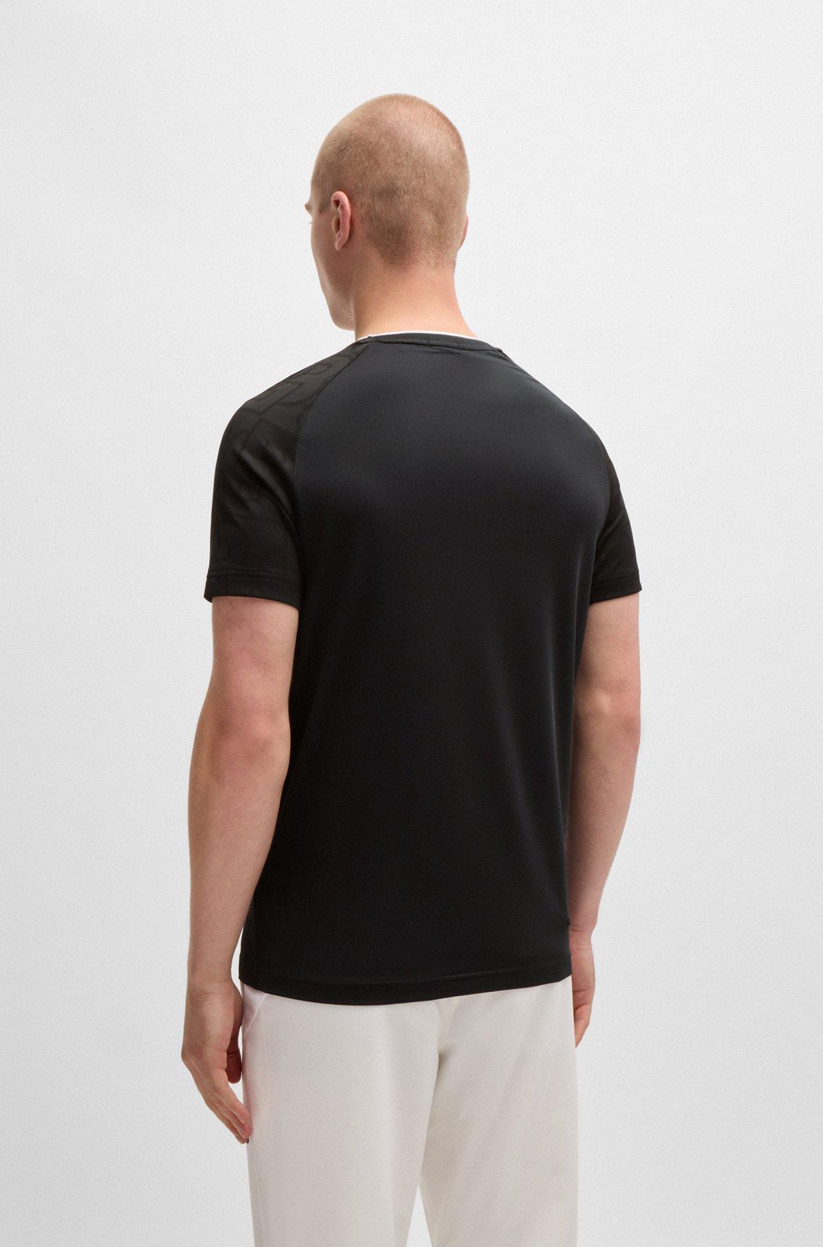 BOSS x Matteo Berrettini stretch-jersey T-shirt with signature details Product Image