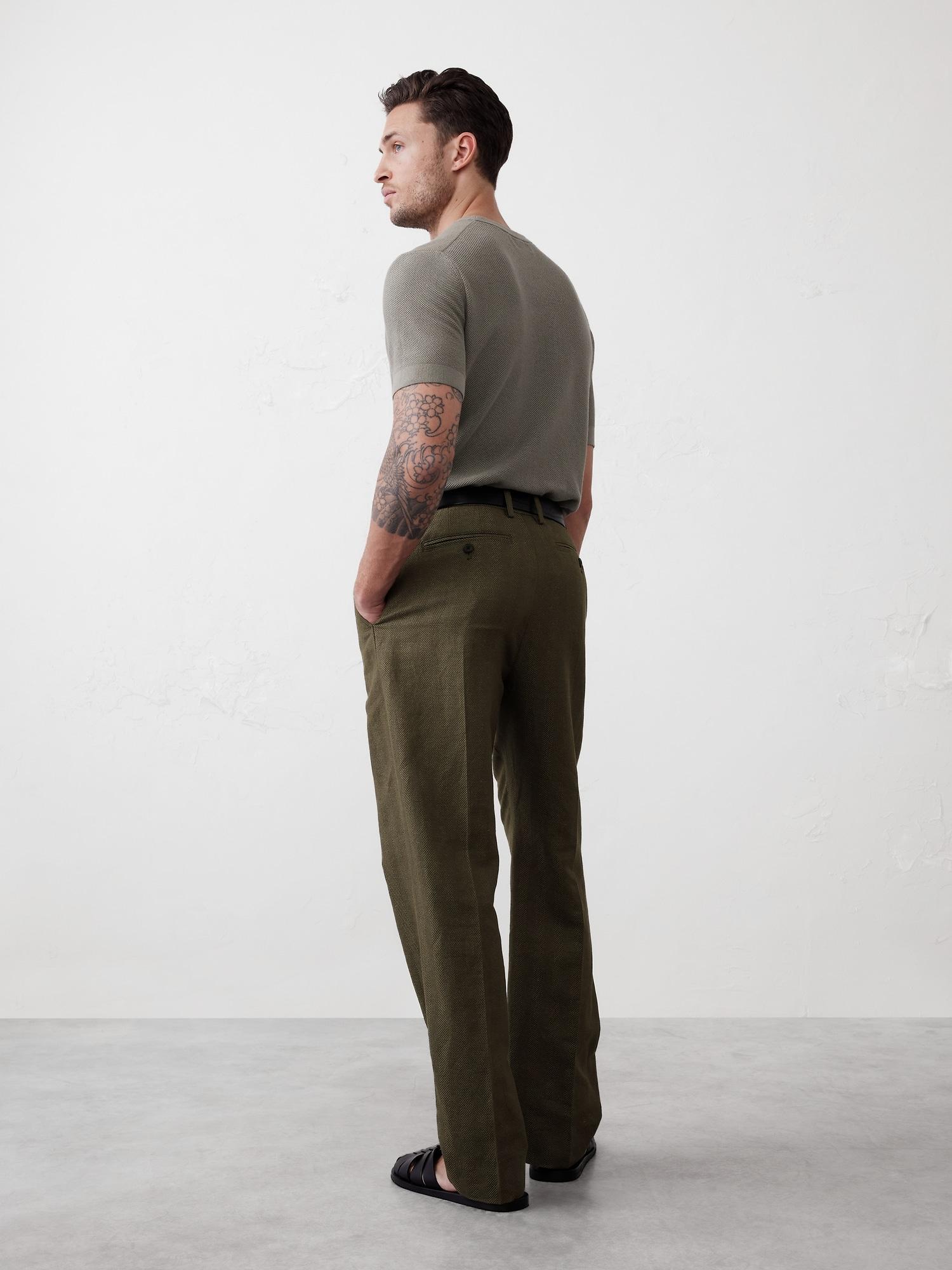 Harbor Linen-Blend Wide-Leg Pant Product Image