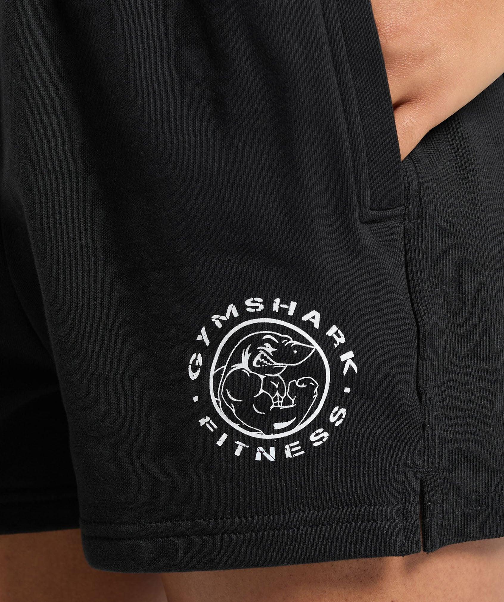 Gymshark Legacy Cotton Shorts - Black Female Product Image