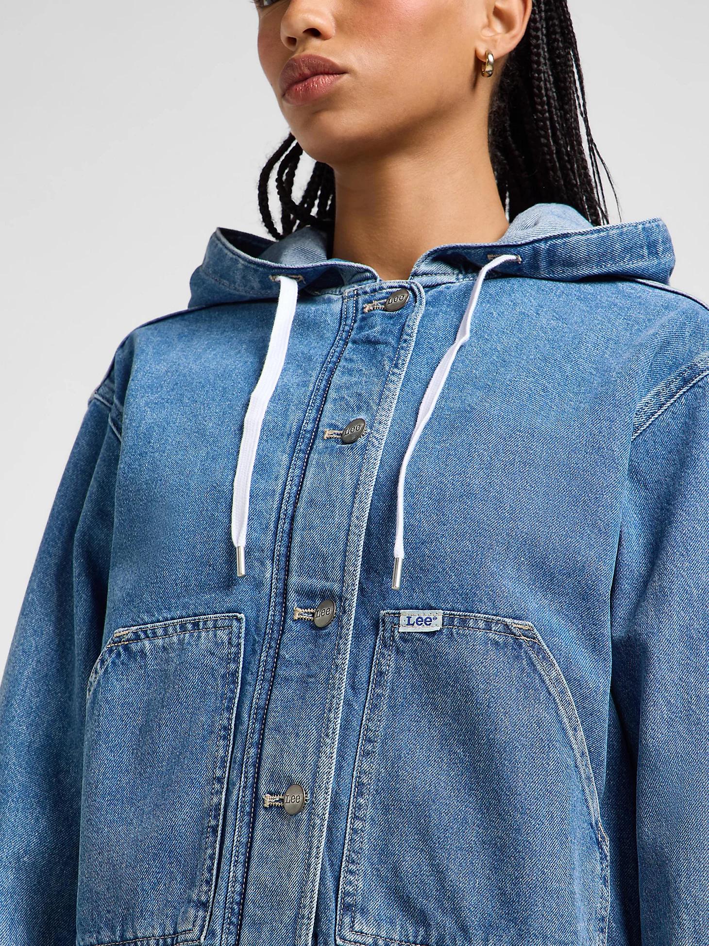 Women's Light Weight Denim Utility Jacket | Women's Jackets & Outerwear | Lee® Product Image