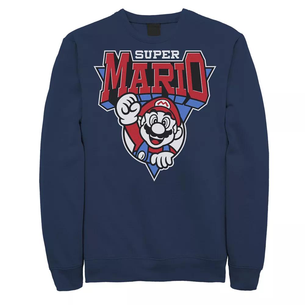 Disneys Aladdin Magic Carpet Panel Print Mens Fleece Sweater Blue Product Image