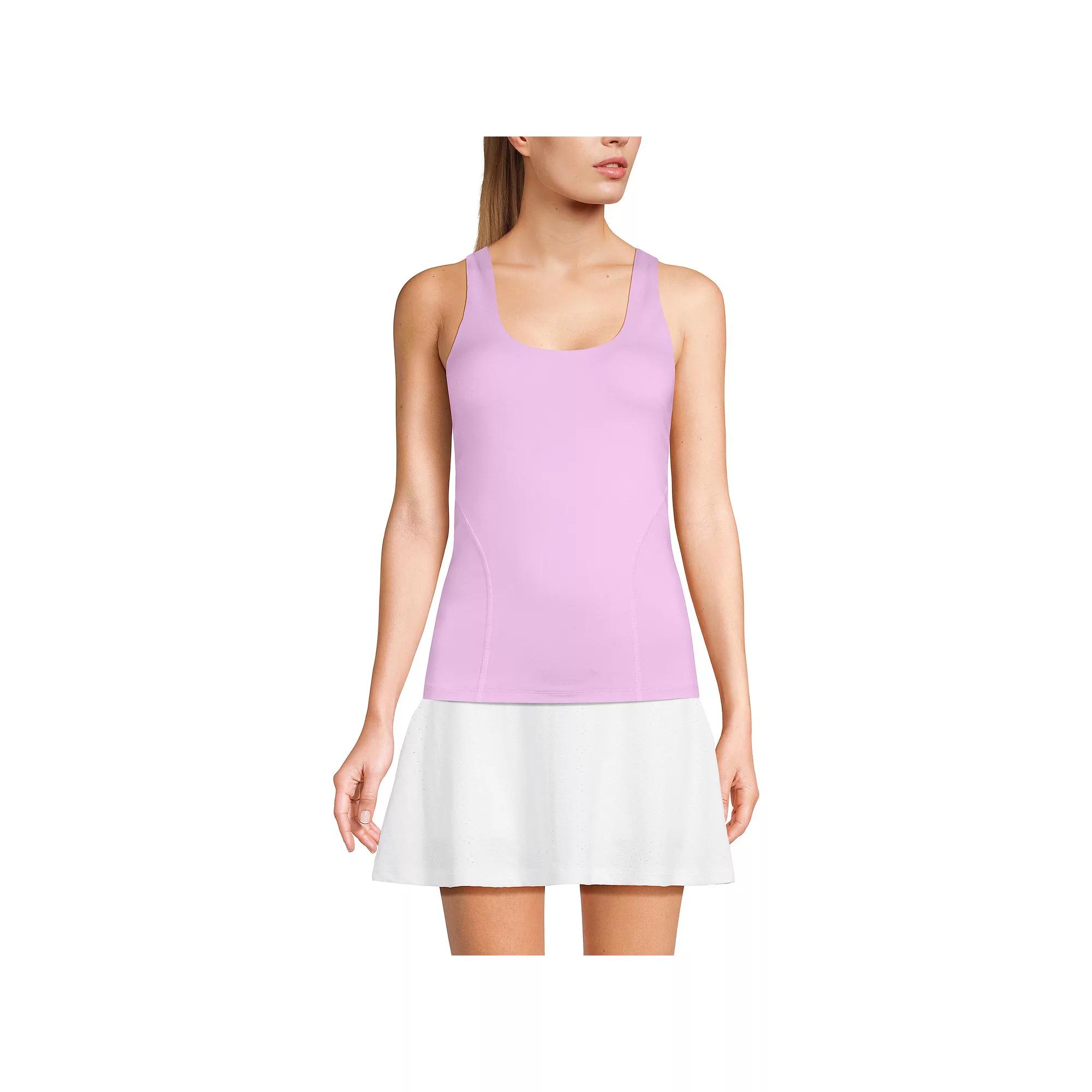 Women's Lands' End High Impact Scoop Neck Active Tank Top,  Product Image
