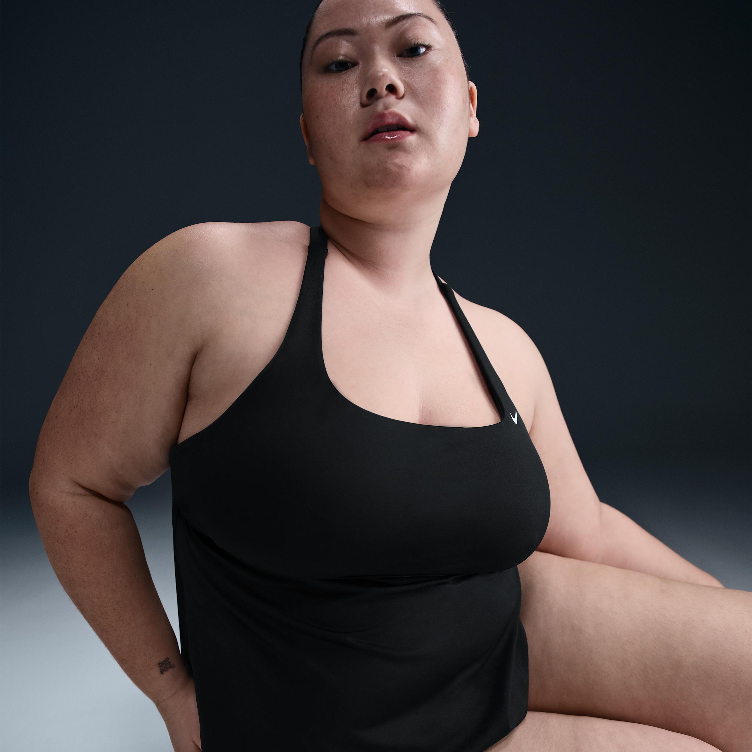 Nike Womens Swim Essential Square Neck Tank Topini (Extended Sizing) | NESSF337-001 Product Image