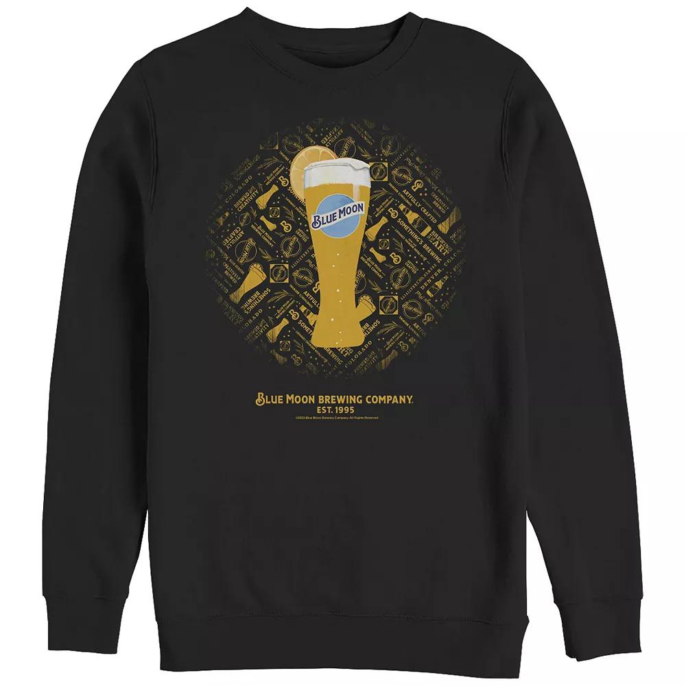 Men's Blue Moon Tall Glass Graphic Fleece,  Product Image