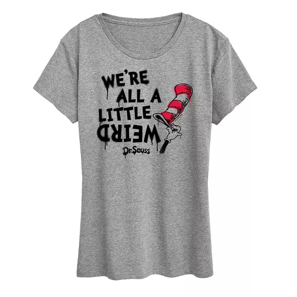 Women's Dr. Seuss A Little Weird Graphic Tee,  Product Image