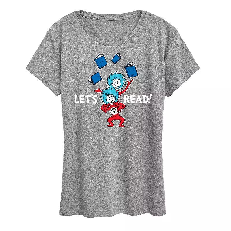 Women's Dr. Seuss Let's Read Graphic Tee,  Product Image