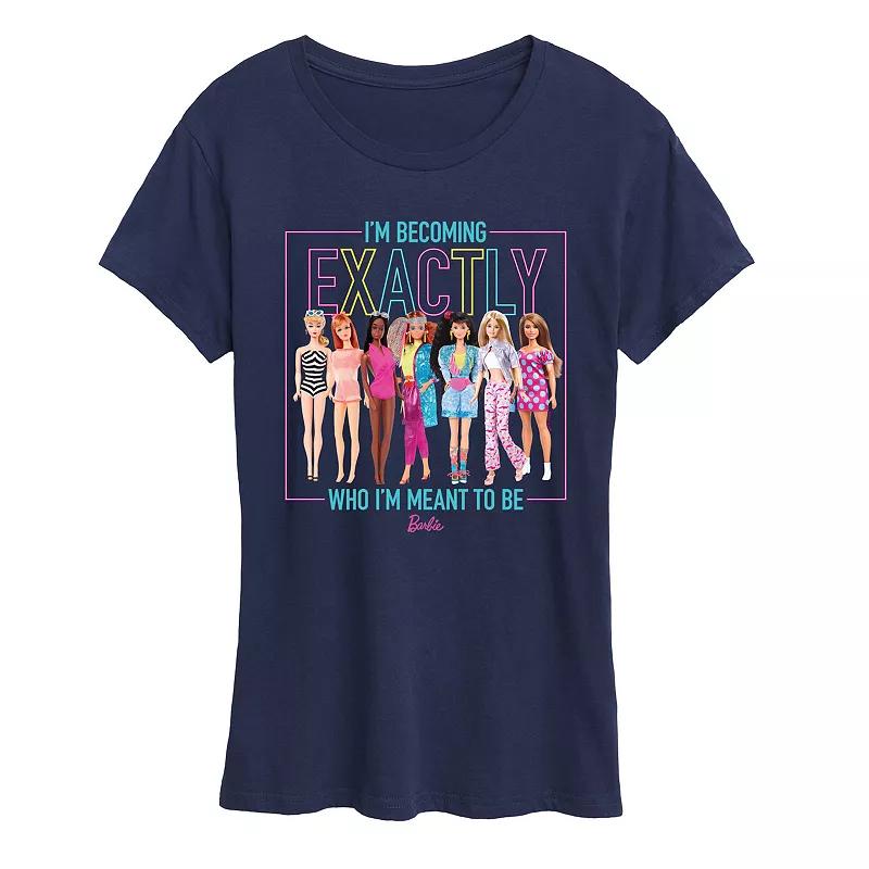 Women's Barbie® Exactly Who I'm Meant To Be Graphic Tee,  Product Image