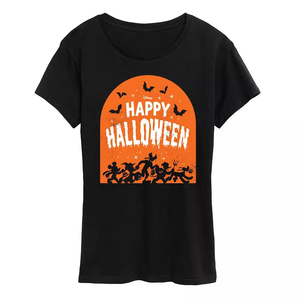 Disney's Mickey Mouse & Friends Women's Happy Halloween Graphic Tee,  Product Image