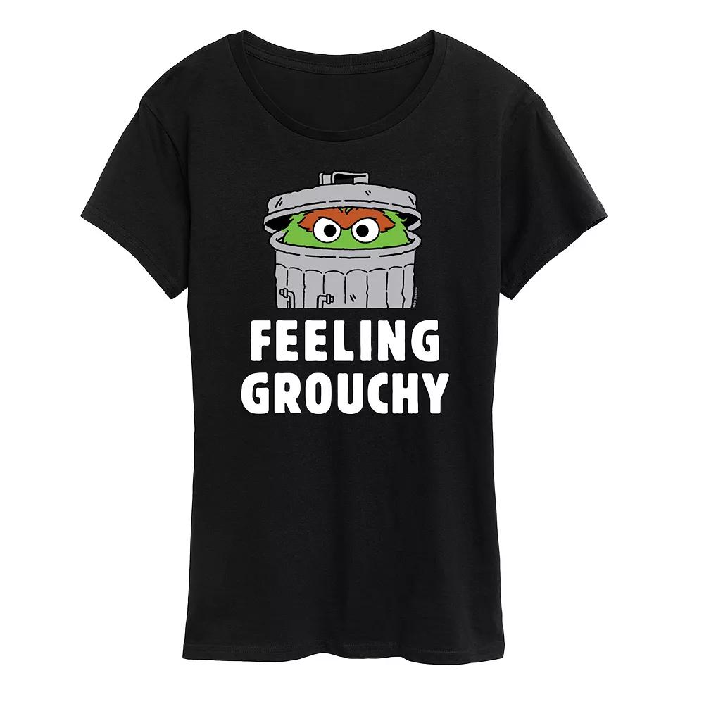 Women's Sesame Street Feeling Grouchy Graphic Tee,  Product Image