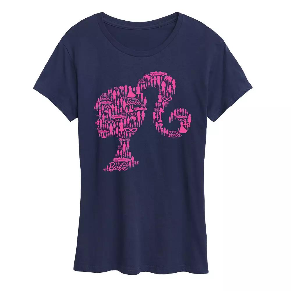 Women's Barbie® Lifestyle Silhouette Graphic Tee, Girl's,  Product Image
