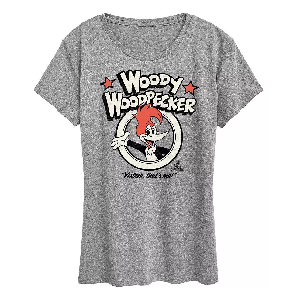Women's Woody Woodpecker Yesiree Graphic Tee, Girl's,  Product Image