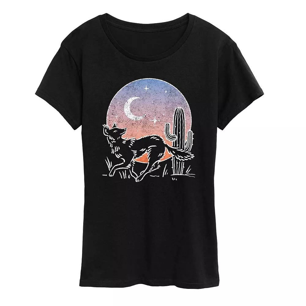 Women's Desert Coyote Graphic Tees, Girl's,  Product Image