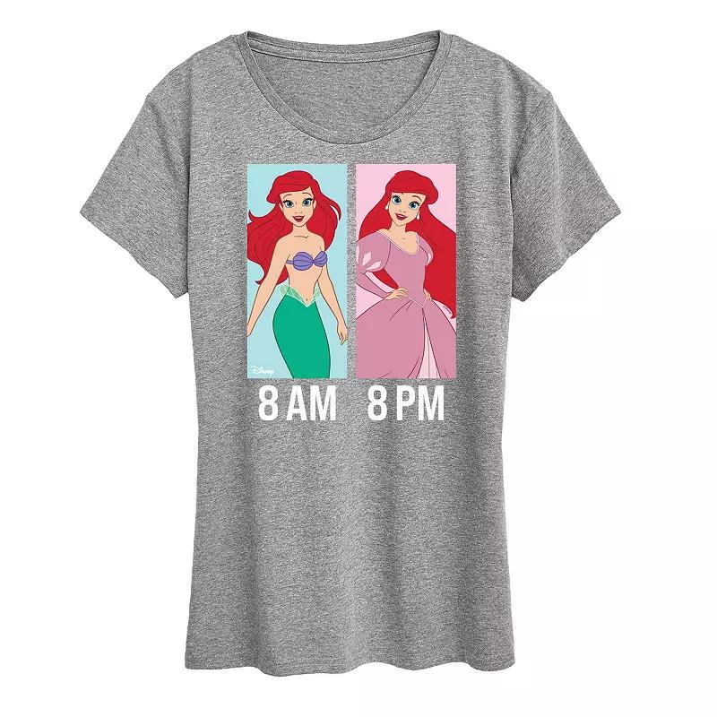 Disney Princess Ariel Women's AM to PM Graphic Tee,  Product Image