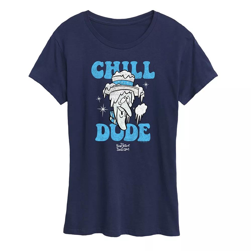 Women's The Year Without Santa Claus Snow Miser Chill Dude Graphic Tee, Girl's,  Product Image