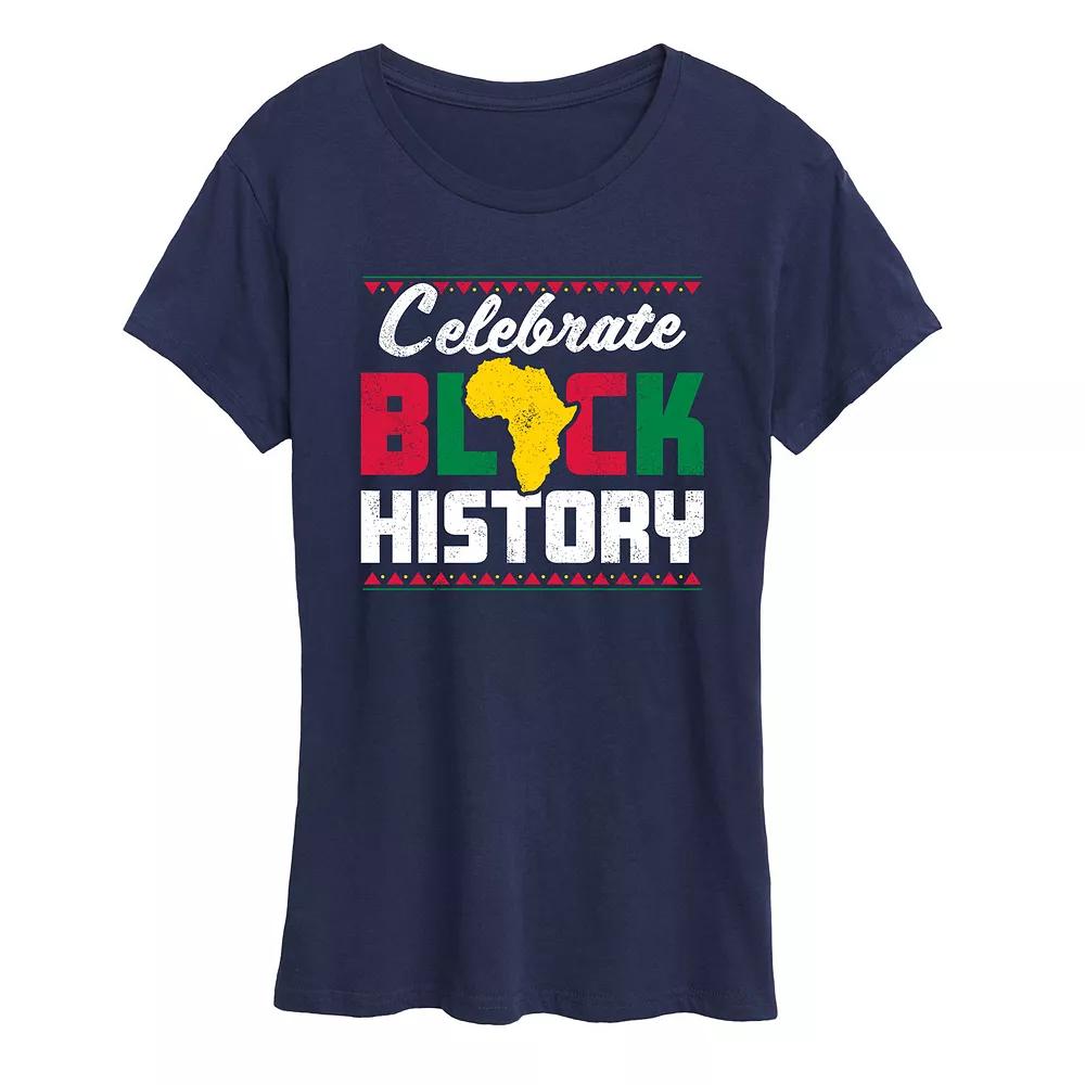 Women's Celebrate Black History Month Graphic Tee,  Product Image