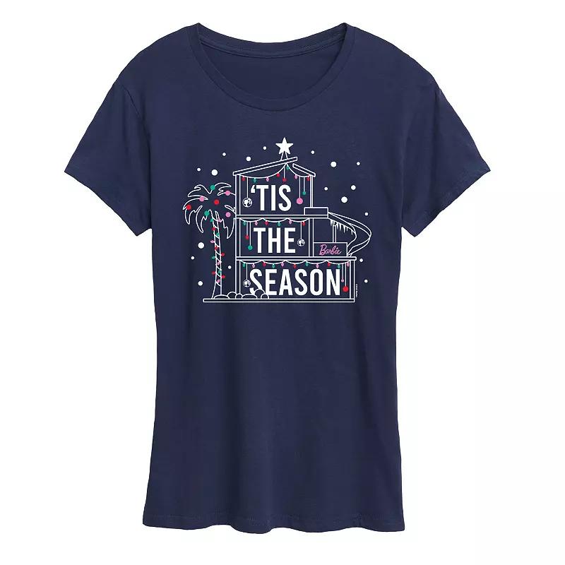 Women's Barbie® 'Tis The Season Dreamhouse Graphic Tee, Girl's,  Product Image