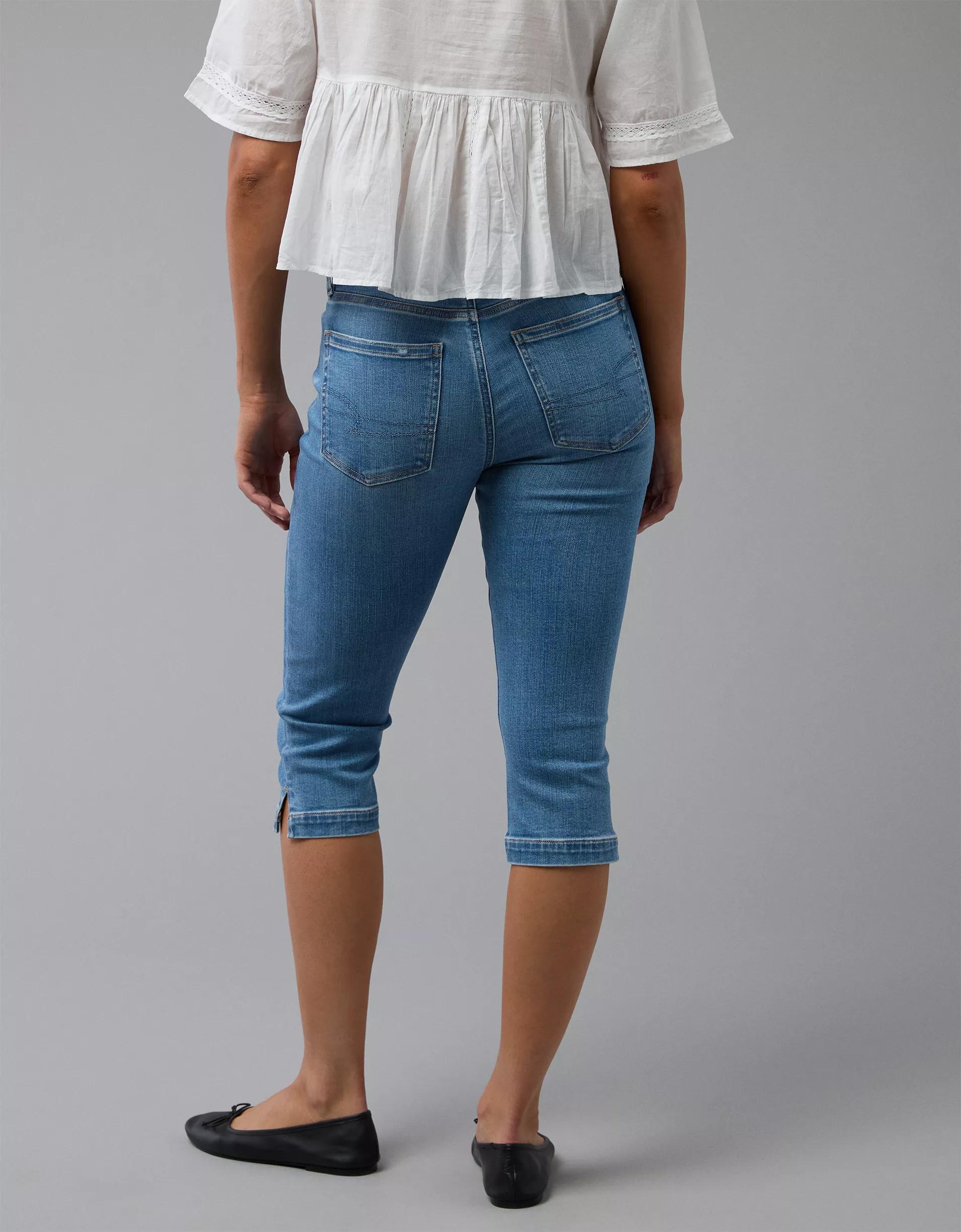 AE Next Level High-Waisted Capri Jean Product Image