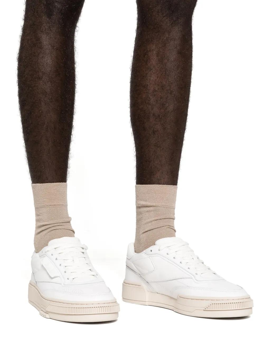 Club C Ltd "White" leather sneakers Product Image