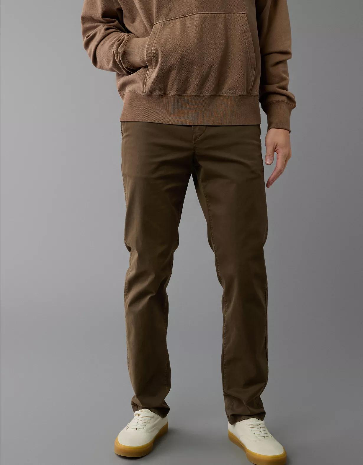AE Flex Original Straight Lived-In Khaki Pant Product Image