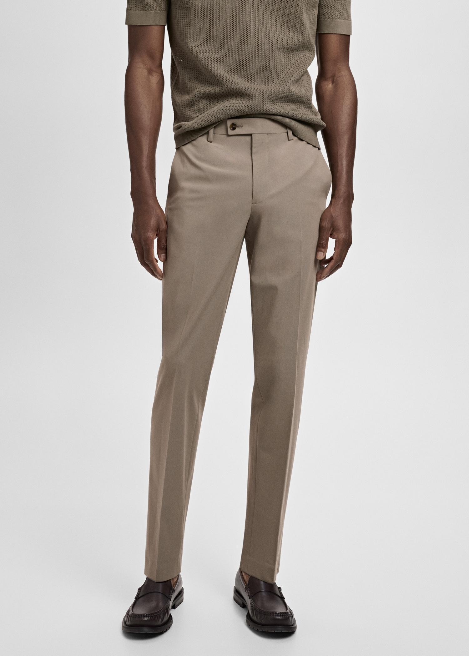 Milan slim-fit suit pants - Men | MANGO USA Product Image