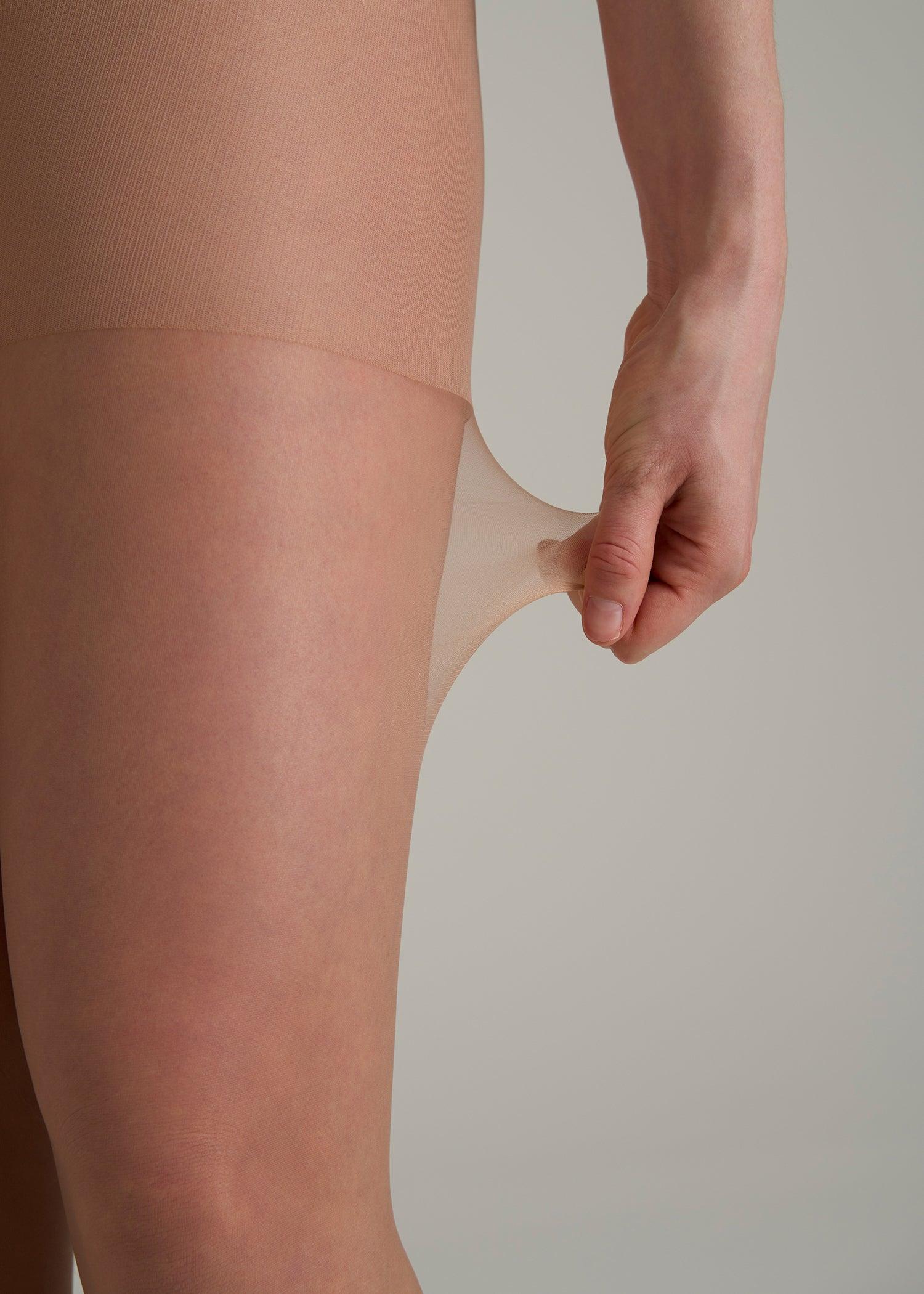 Ultra Sheer Pantyhose for Tall Women in Honey Female Product Image
