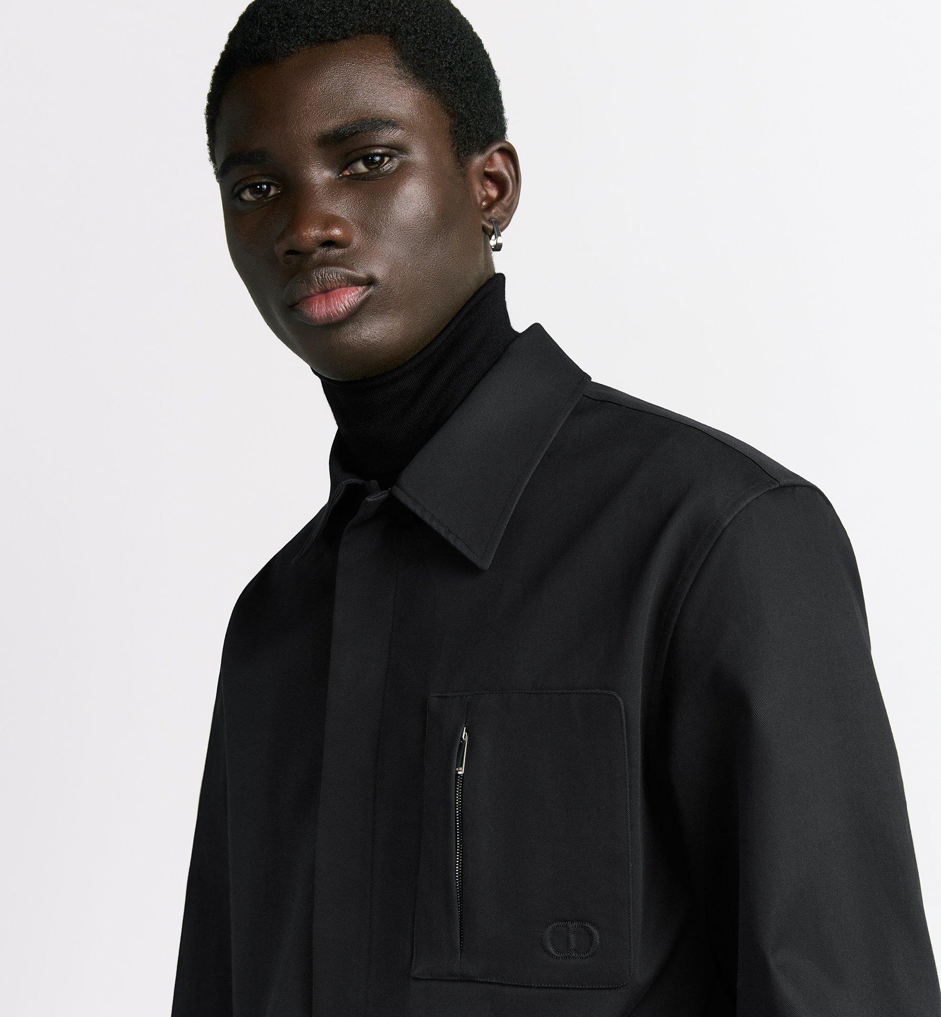 Zipped Shirt with CD Icon Embroidery Product Image