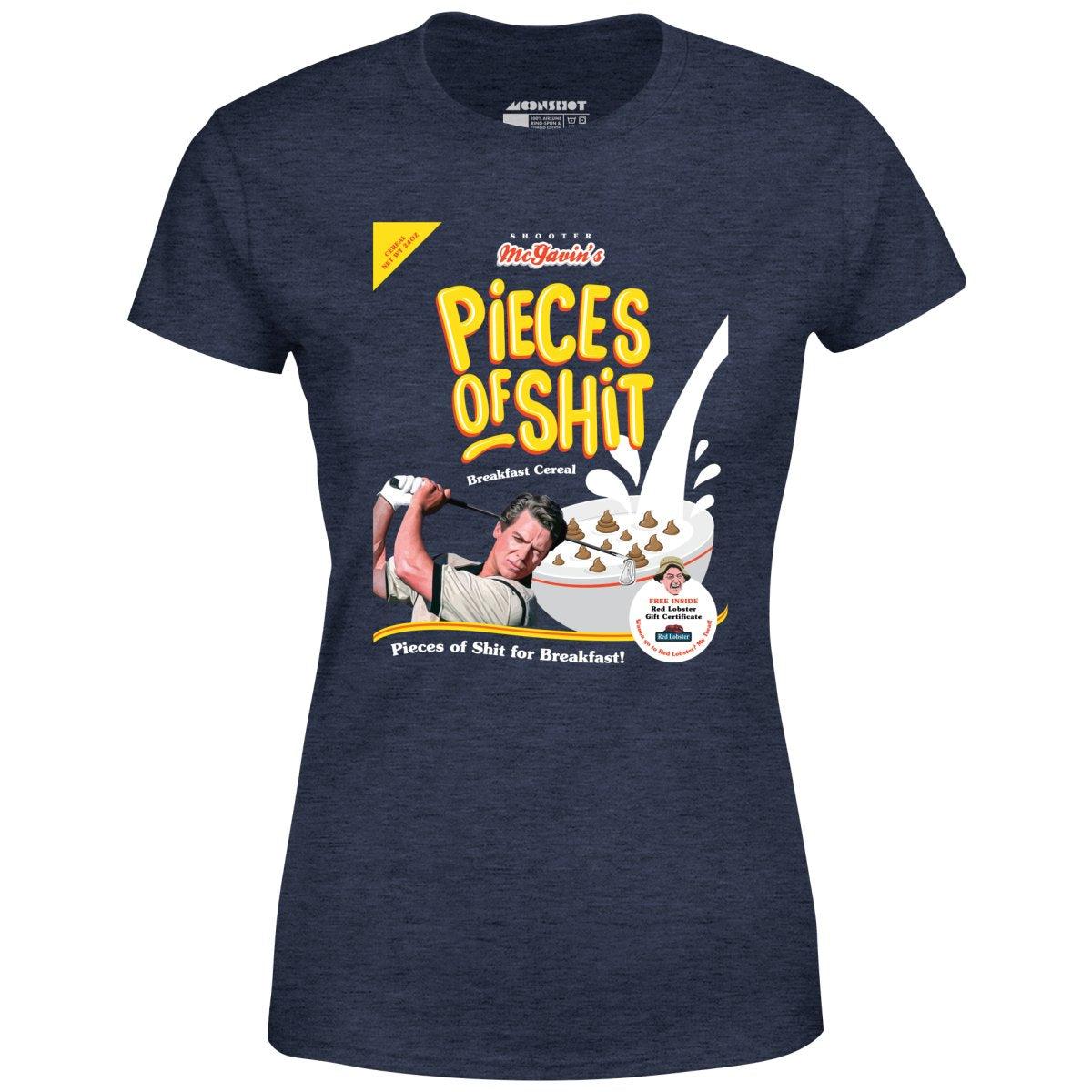 Shooter McGavin's Pieces of Shit Breakfast Cereal - Women's T-Shirt Female Product Image