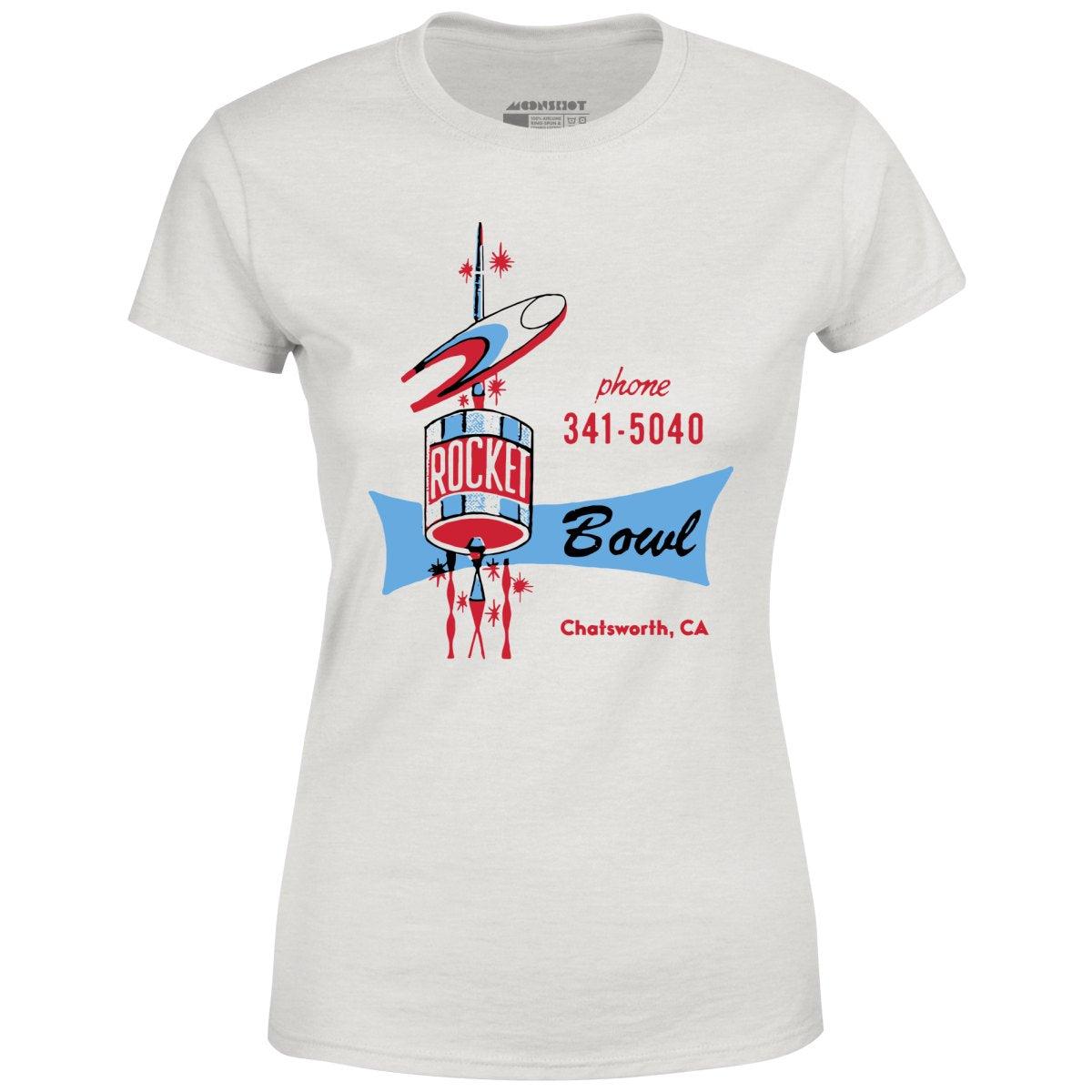 Rocket Bowl - Chatsworth, CA - Vintage Bowling Alley - Women's T-Shirt Female Product Image