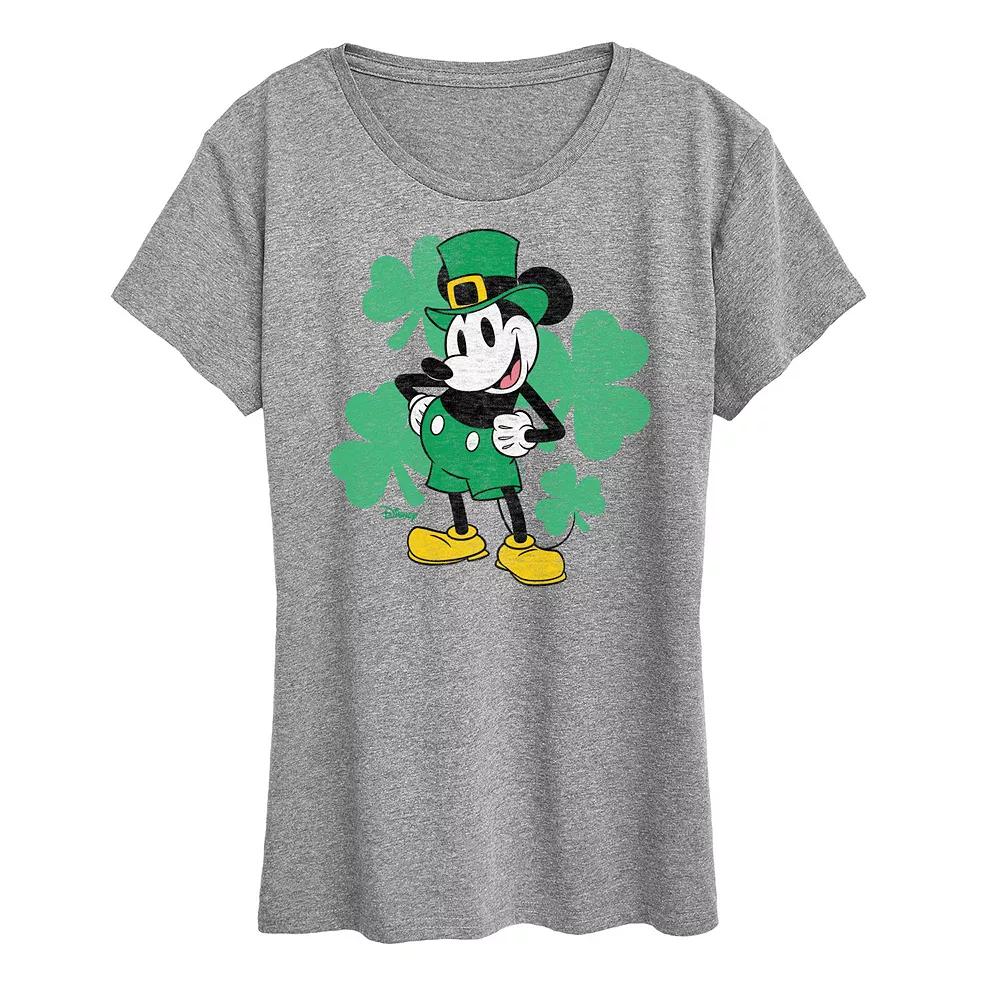 Disney's Mickey Mouse Women's Leprechaun Graphic Tee,  Product Image