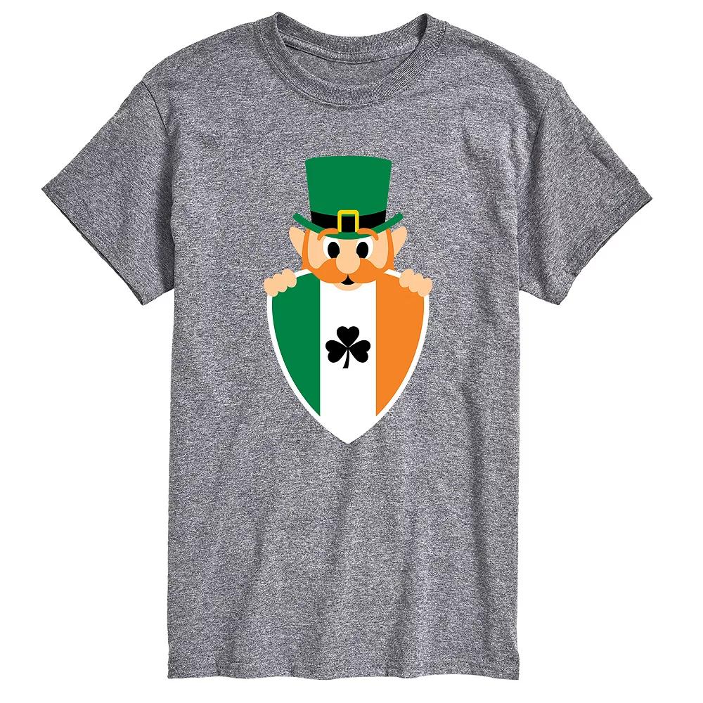 Big & Tall Leprechaun Irish Shield Tee, Men's,  Product Image