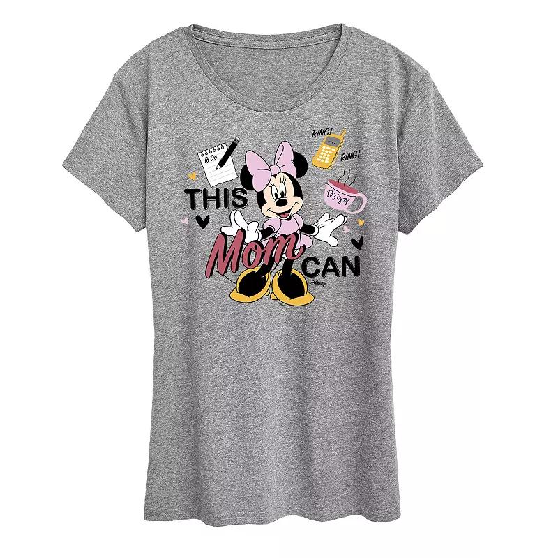 Disney's Minnie Mouse Women's This Mom Can Graphic Tee,  Product Image