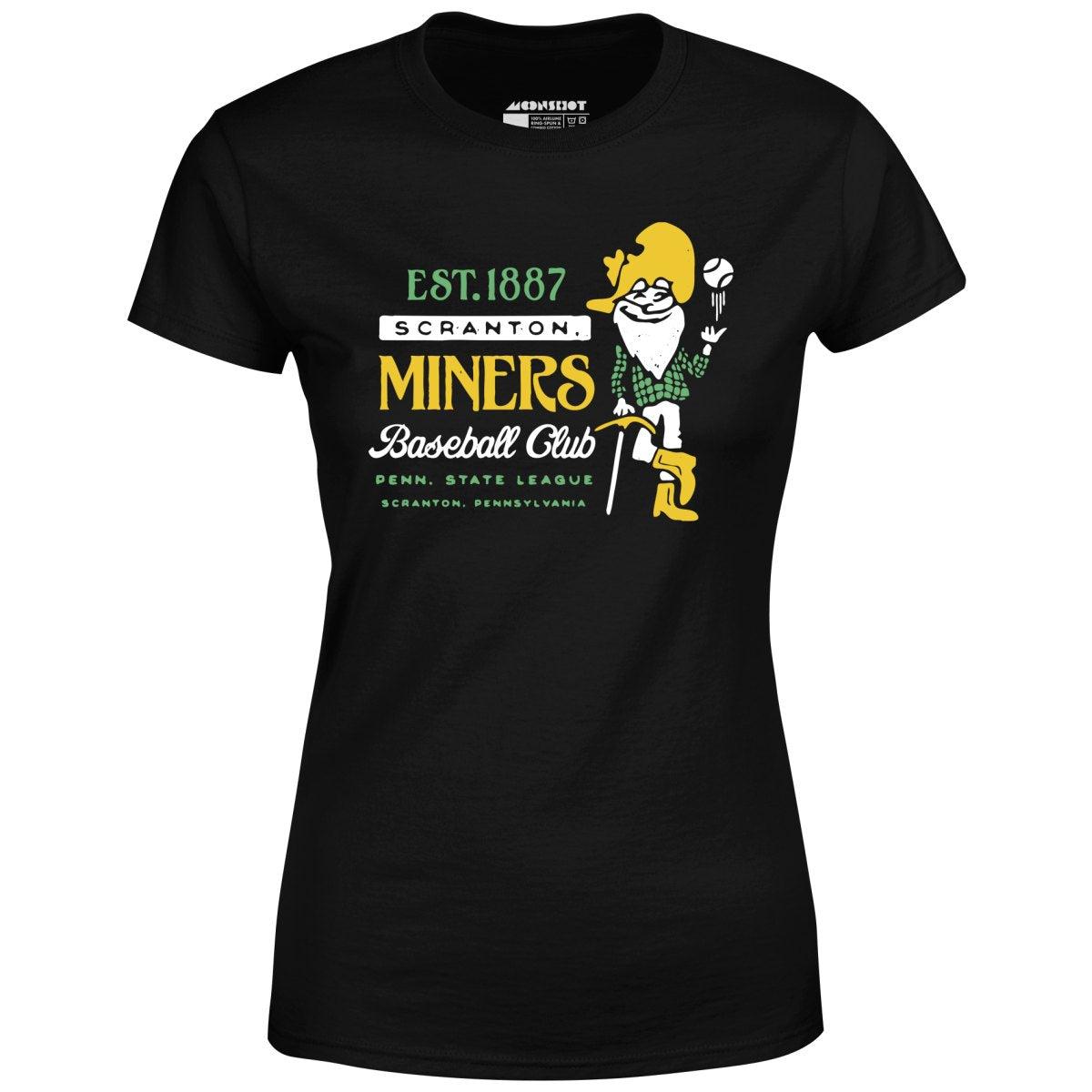 Scranton Miners - Pennsylvania - Vintage Defunct Baseball Teams - Women's T-Shirt Female Product Image