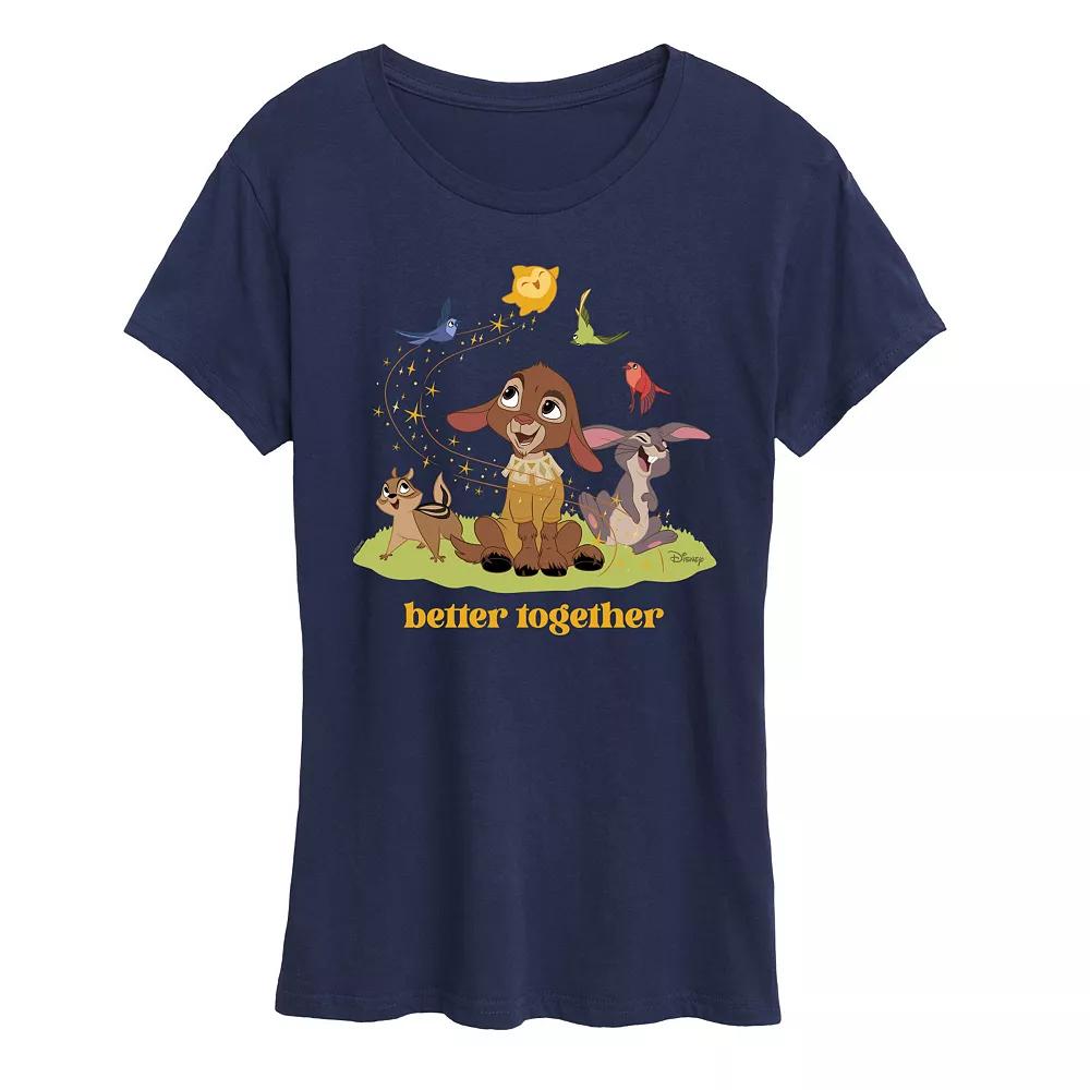 Disney's Wish Valentino and Star Women's Better Together Graphic Tee, Girl's,  Product Image