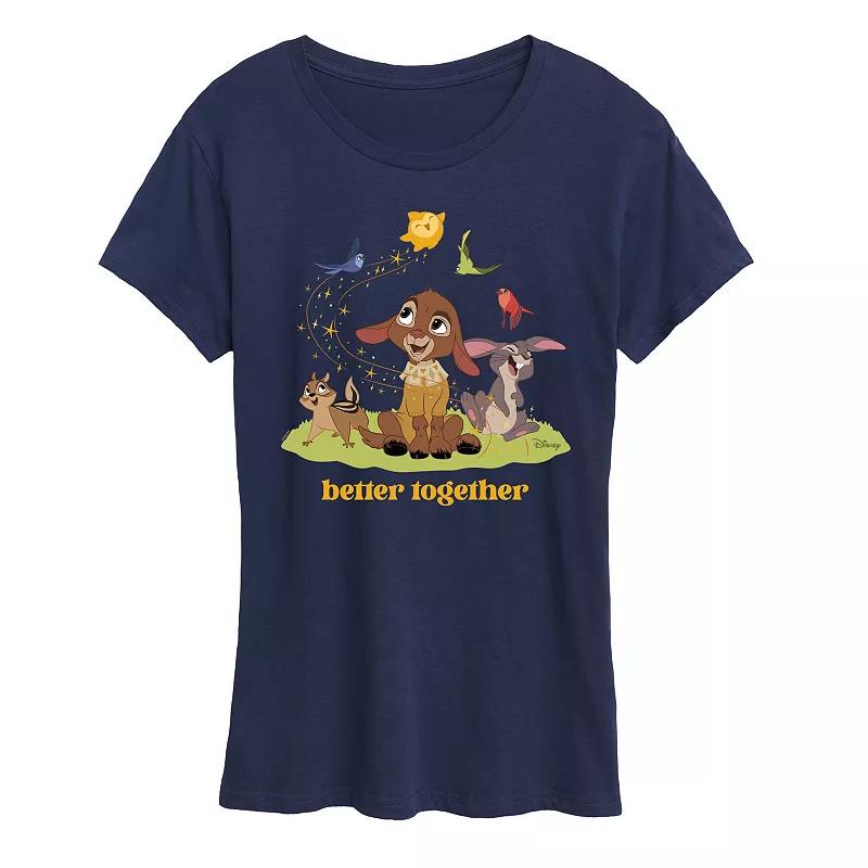 Disney's Wish Valentino and Star Women's Better Together Graphic Tee, Girl's,  Product Image
