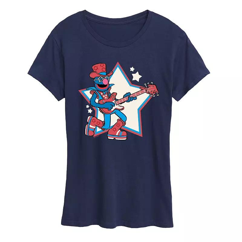 Women's Sesame Street Grover Rock Star Graphic Tee,  Product Image