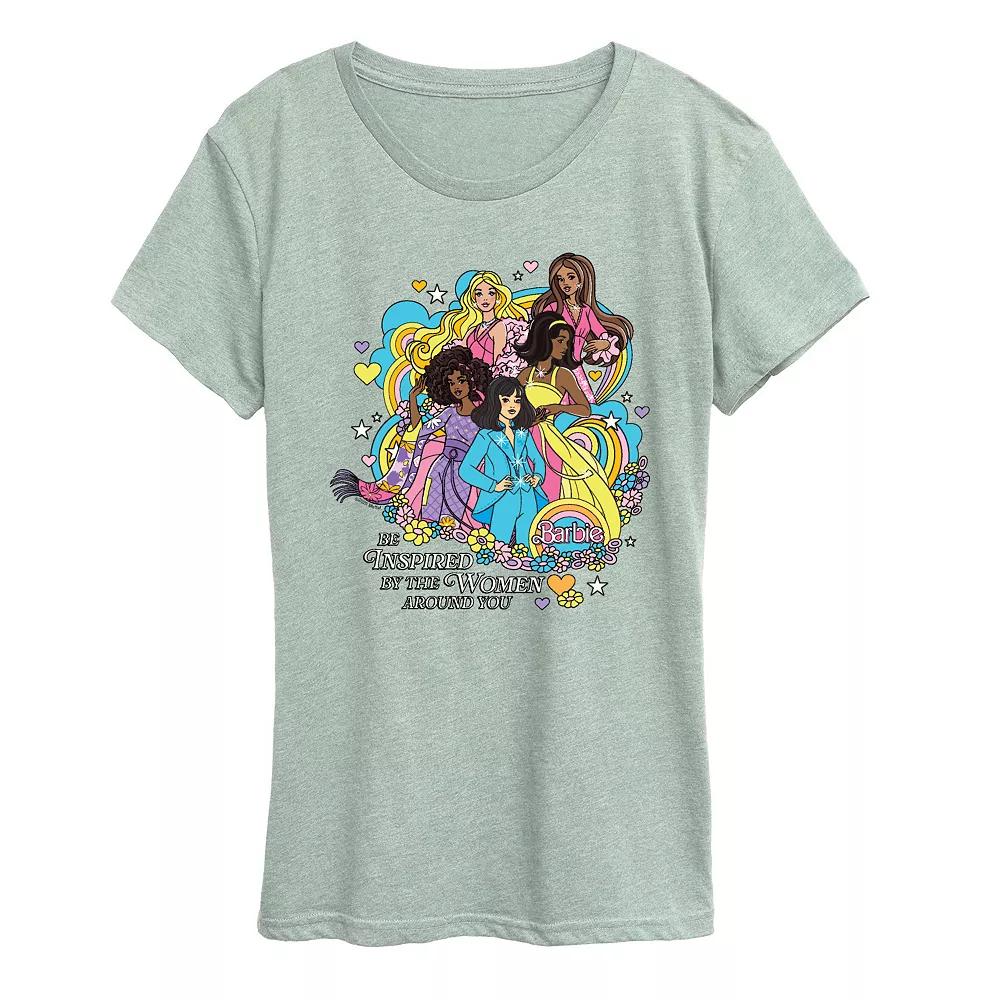 Women's Barbie® Be Inspired By The Women Around You Graphic Tee,  Product Image