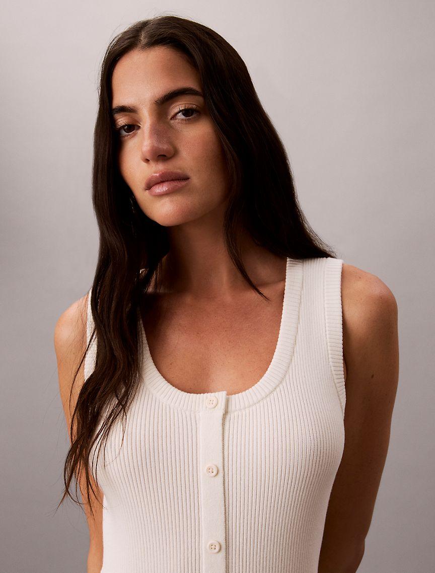 Smooth Cotton Midi Dress Product Image