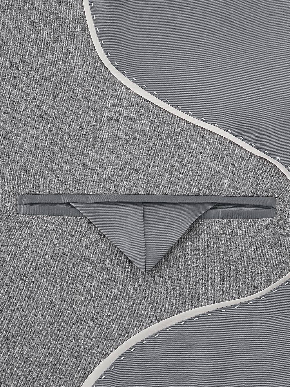 Classic Fit Essential Wool Double Breasted Peak Lapel Suit Jacket - Black Product Image