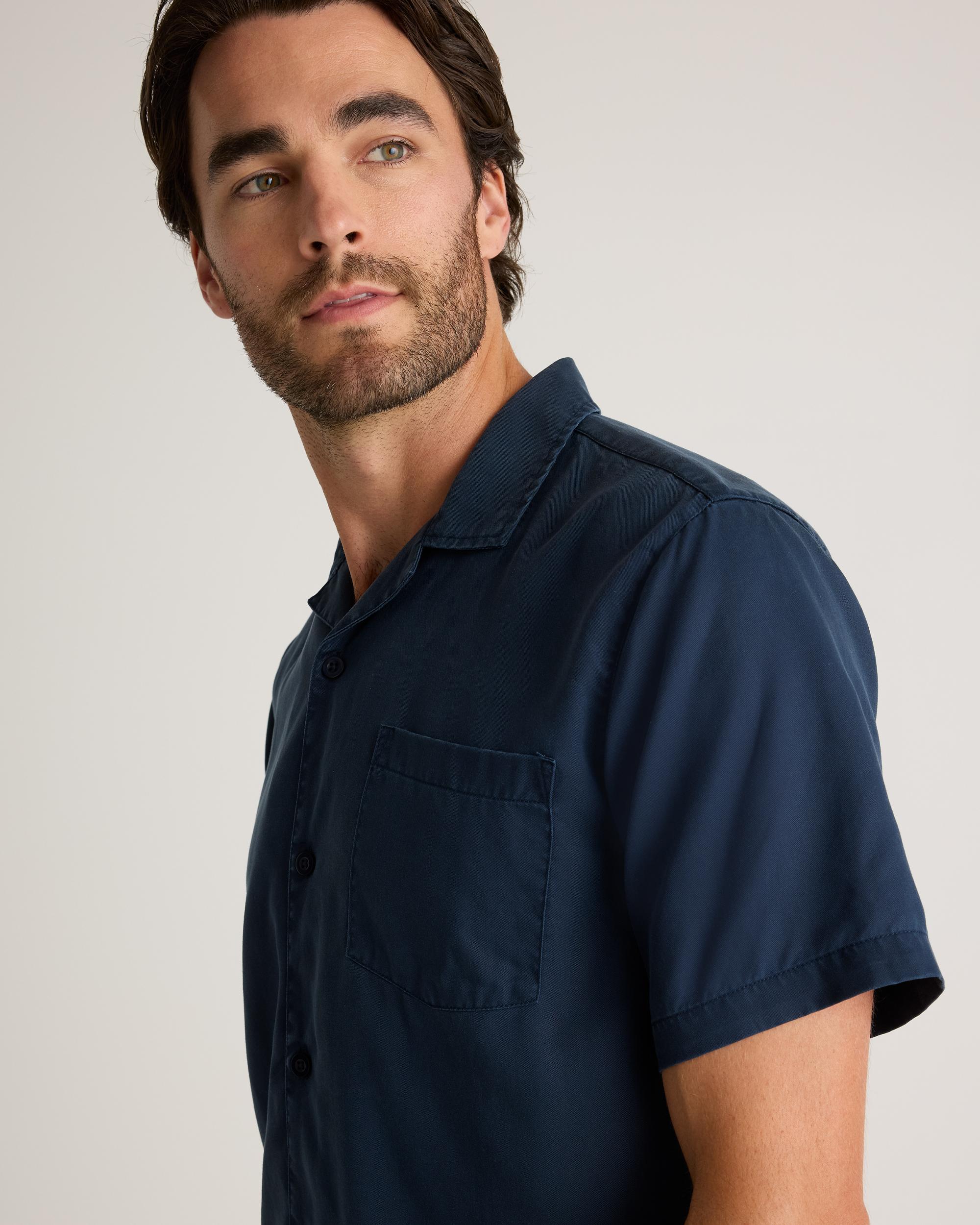 Quince | Men's Vintage Wash Tencel Camp Shirt Product Image