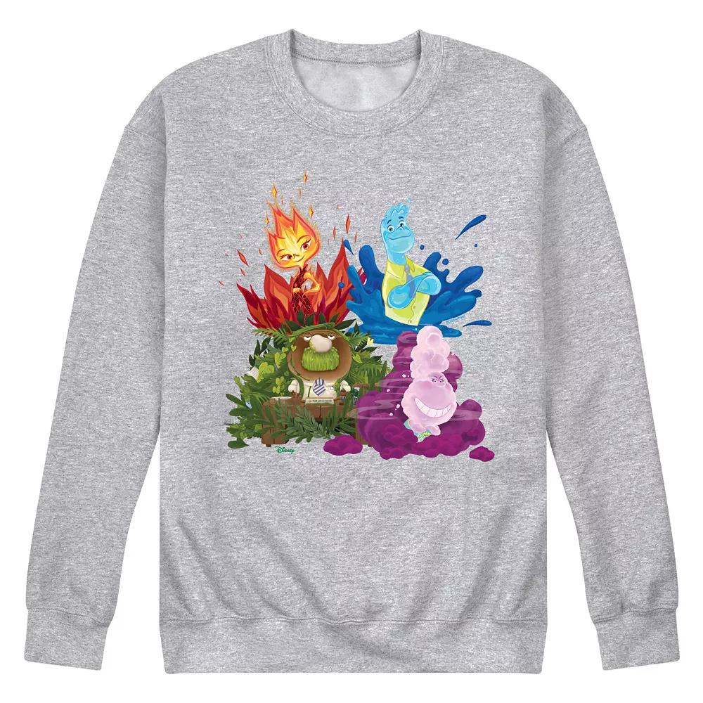 Disney's Elemental Men's Group Fleece Sweatshirt,  Product Image