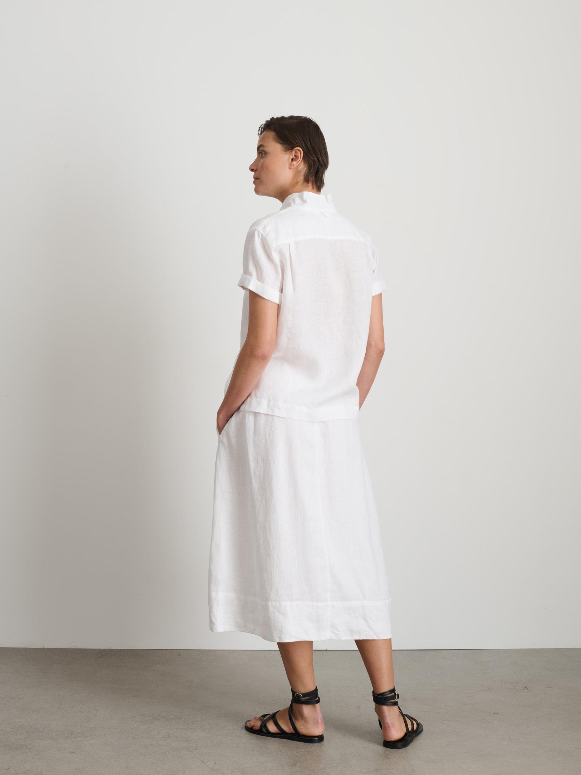 Maddie Skirt in Linen Product Image