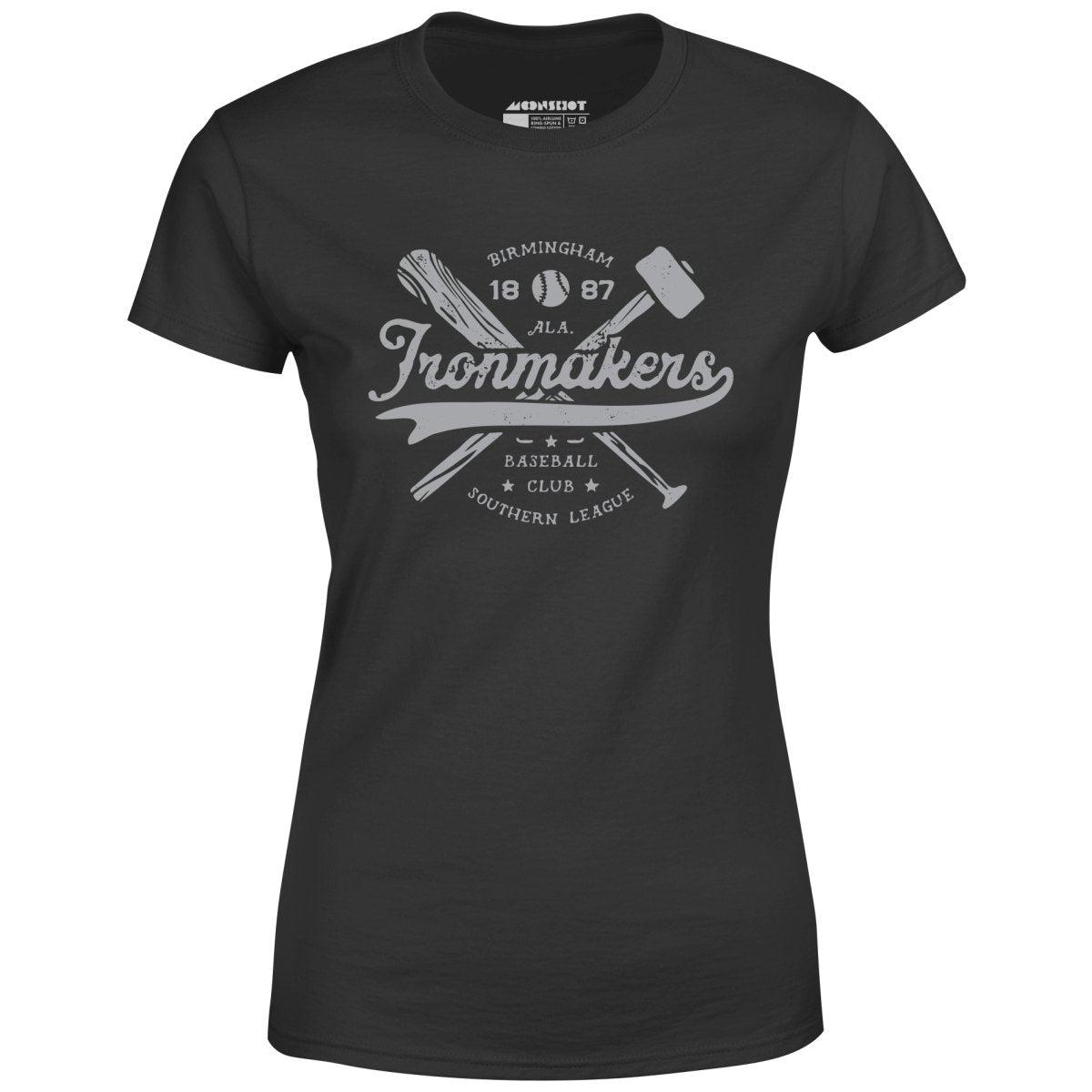 Birmingham Ironmakers - Alabama - Vintage Defunct Baseball Teams - Women's T-Shirt Female Product Image