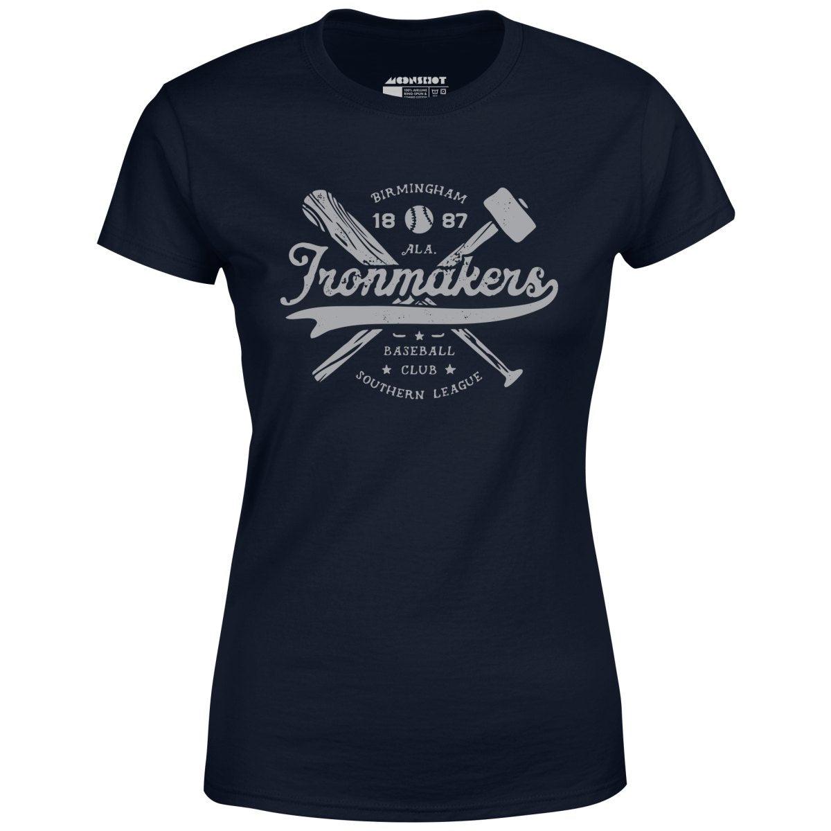 Birmingham Ironmakers - Alabama - Vintage Defunct Baseball Teams - Women's T-Shirt Female Product Image