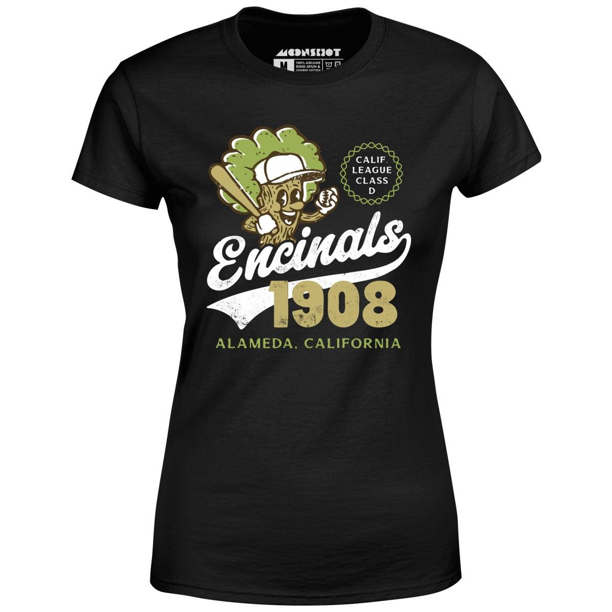 Alameda Encinals - California - Vintage Defunct Baseball Teams - Women's T-Shirt Female Product Image