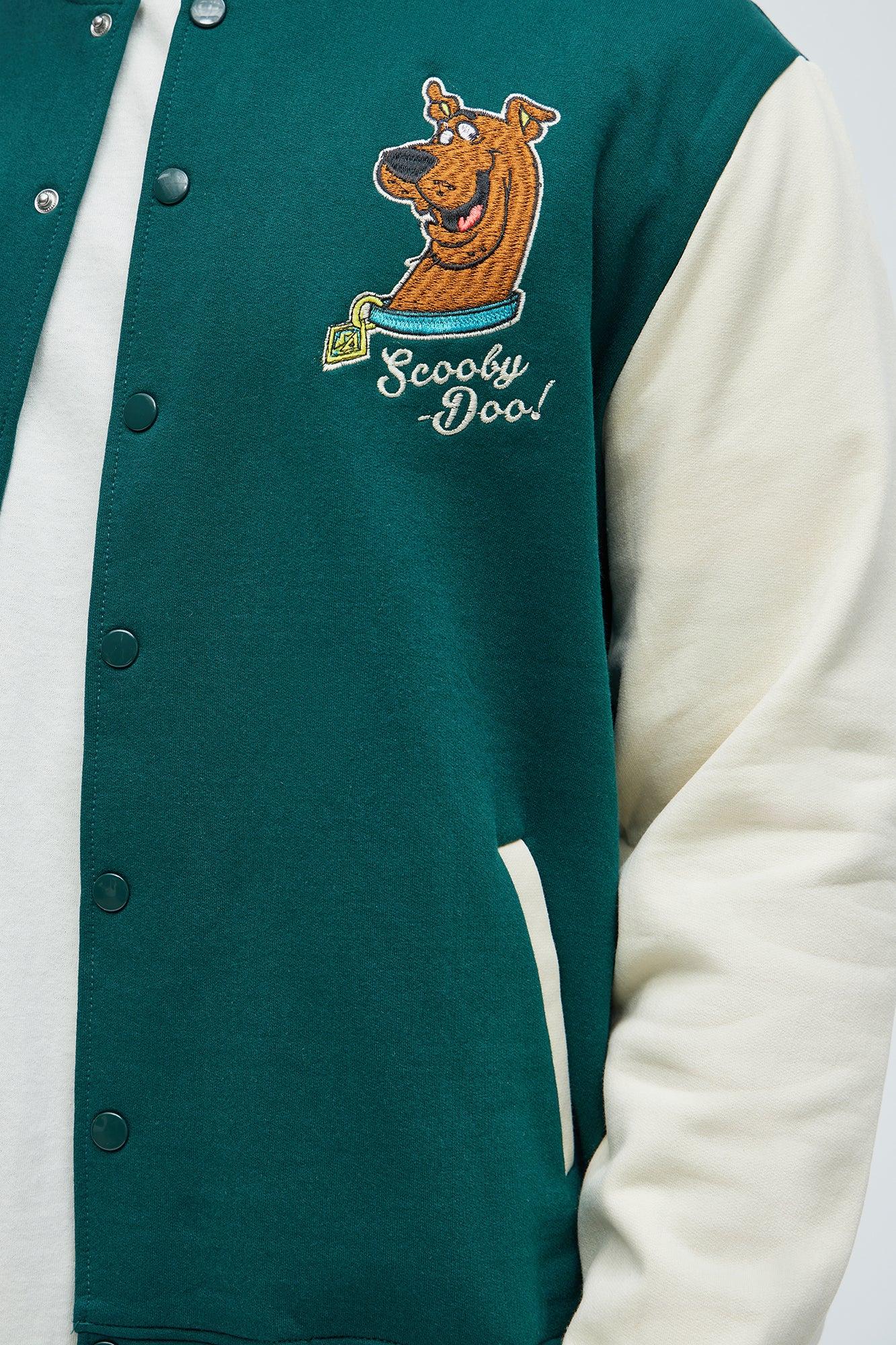 Scooby Doo Mystery Machine Varsity Jacket - Green/combo Product Image