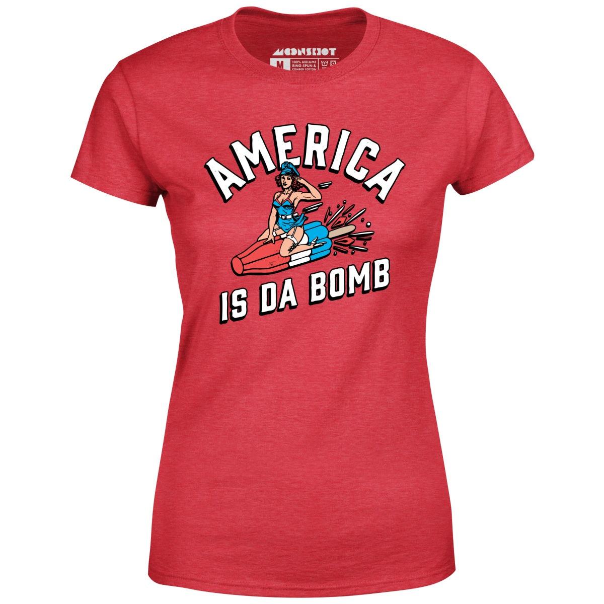 America is Da Bomb - Women's T-Shirt Female Product Image