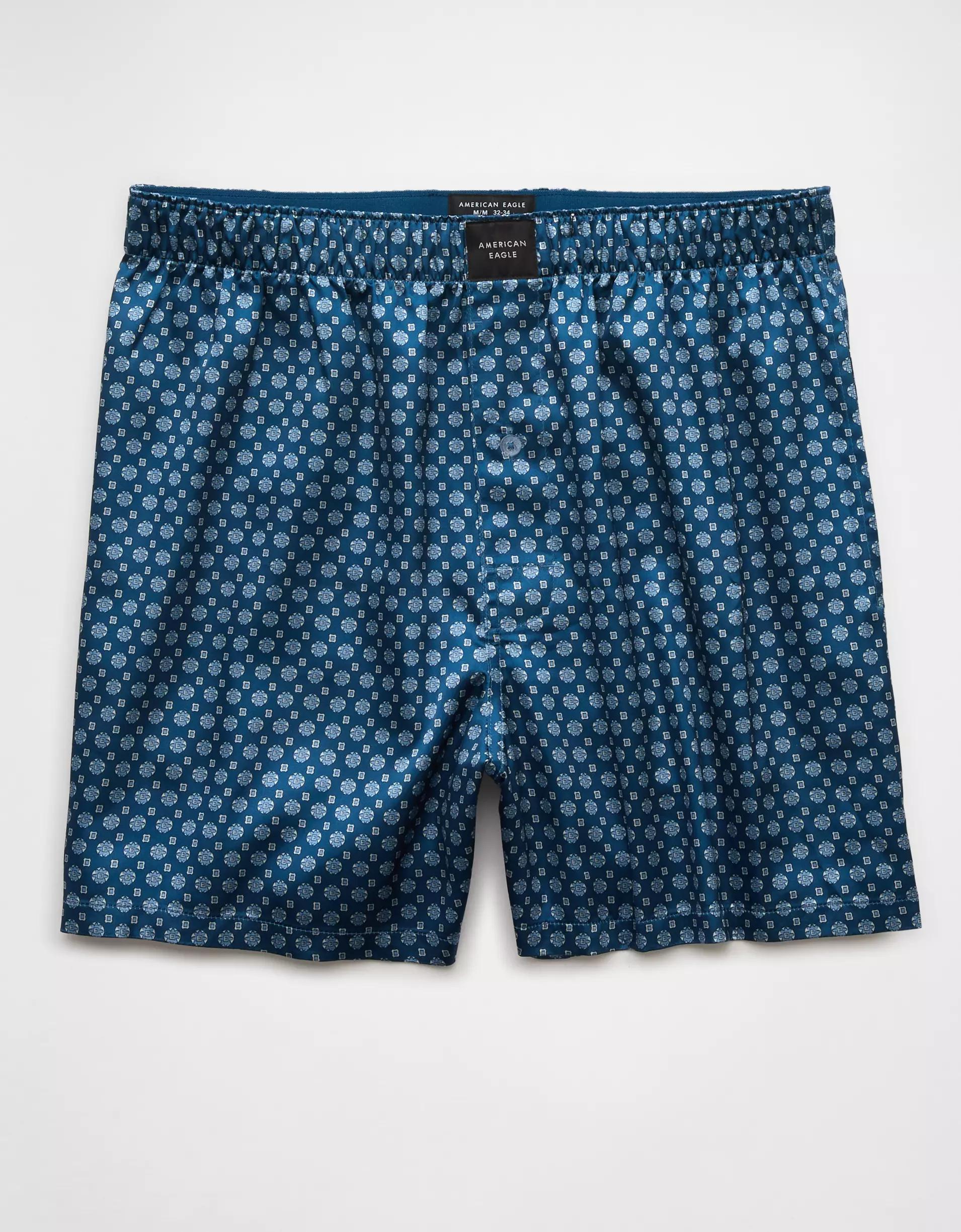 AEO Men's Printed Satin Pocket Boxer Short Product Image